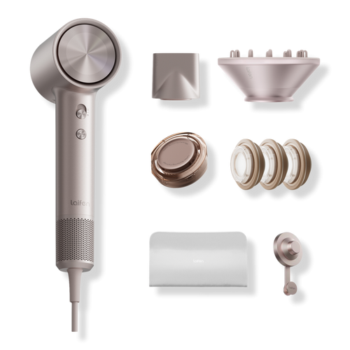 Laifen - Polished Platinum Swift 4 Hair Dryer + Bag + 3 Nozzles