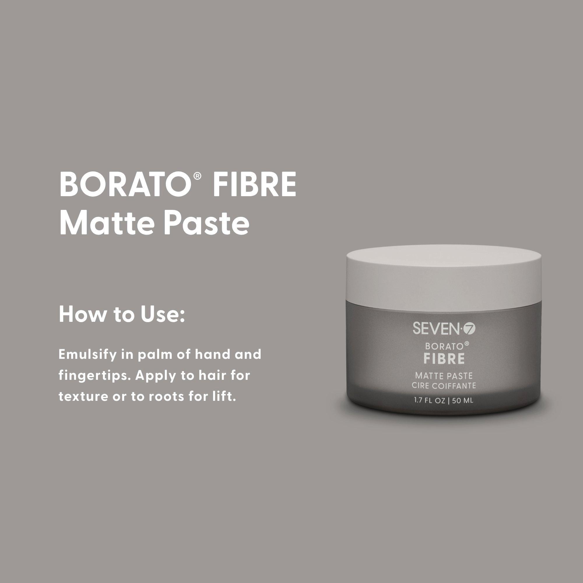 Матовая паста для волос с волокнами Seven Borato Fibre — фото 3