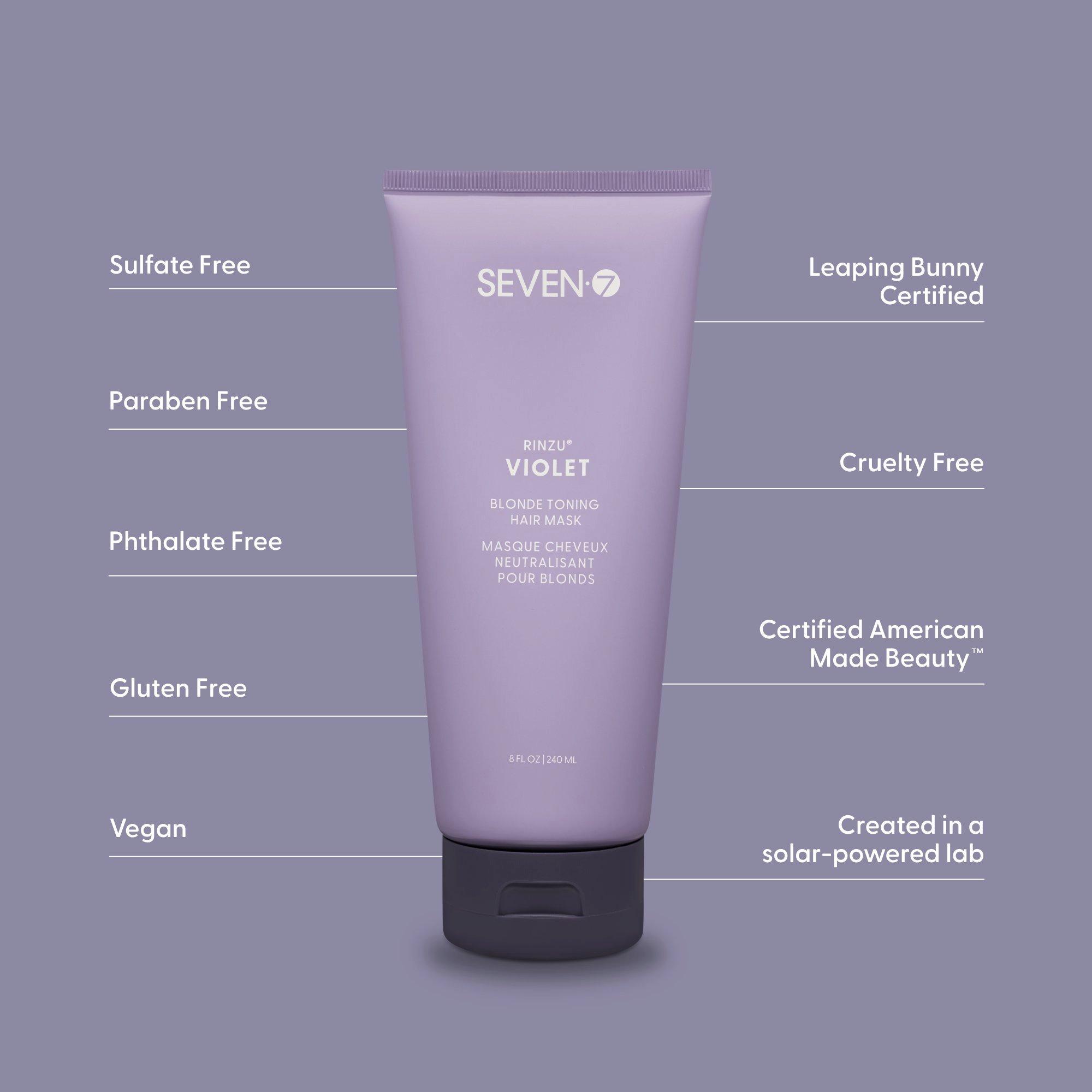 Тонирующая маска для светлых волос Seven Rinzu Violet Blonde — фото 3