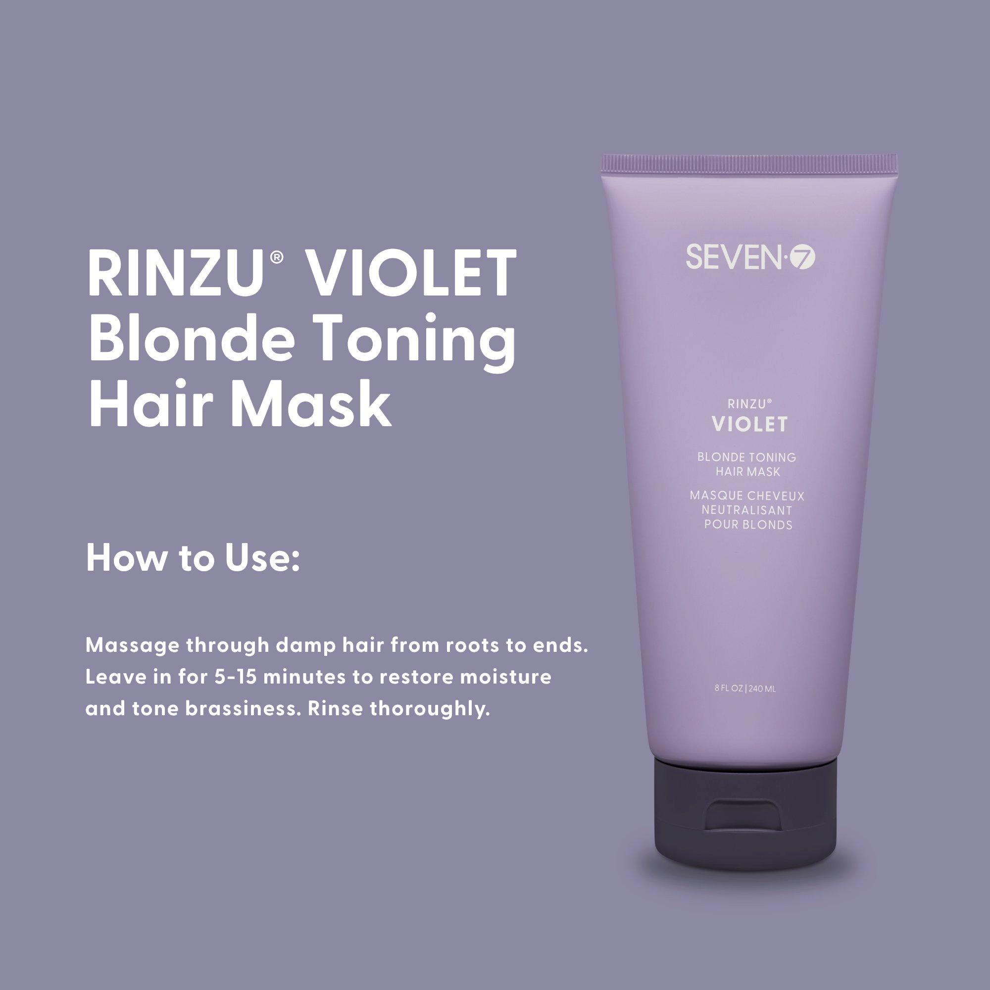 Тонирующая маска для светлых волос Seven Rinzu Violet Blonde — фото 4