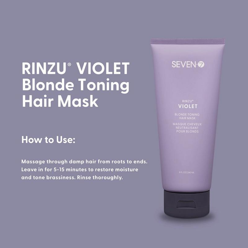 SEVEN - 8 oz Rinzu Violet Blonde Toning Hair Mask | Ulta Beauty