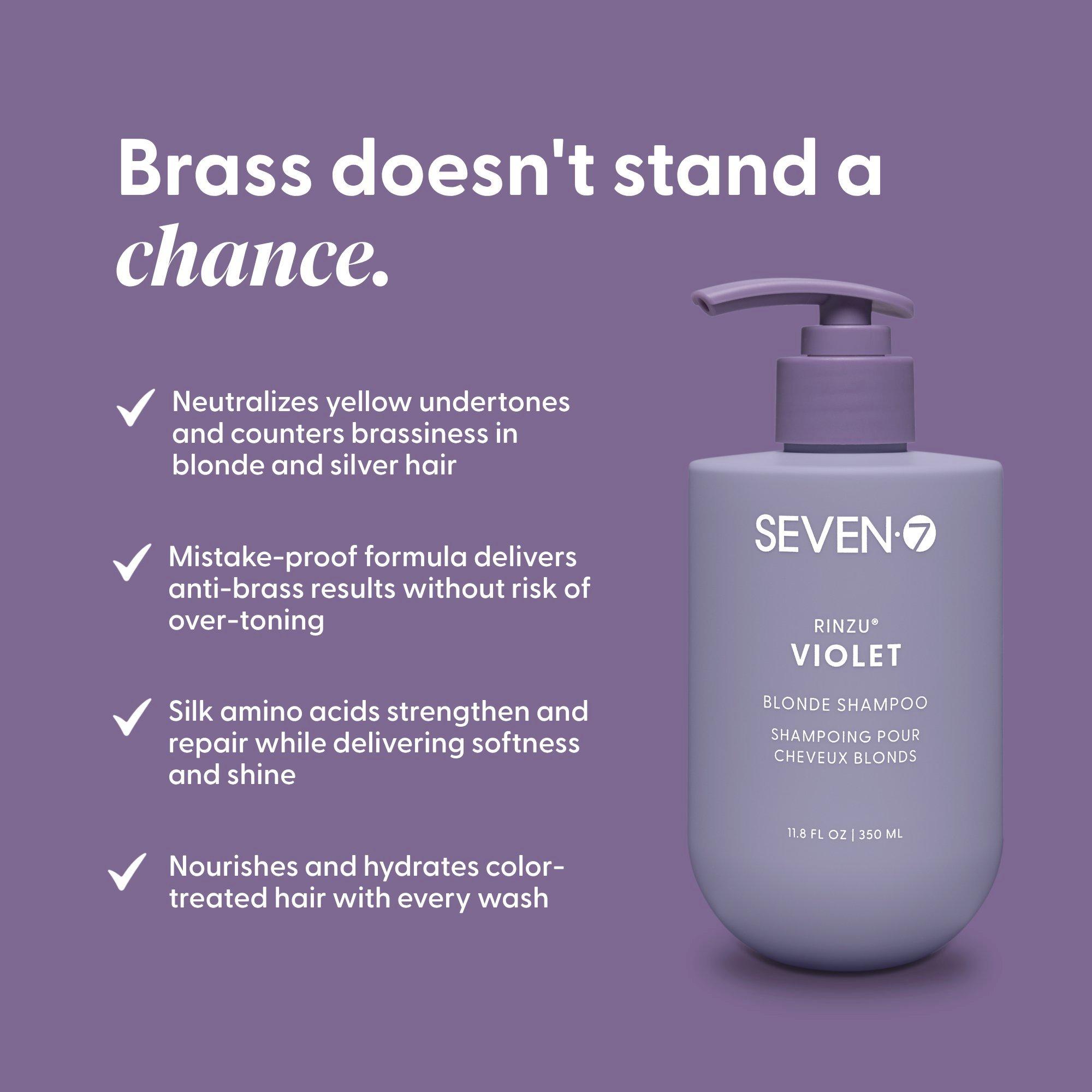Шампунь для светлых волос Seven Rinzu Violet Blonde — фото 3