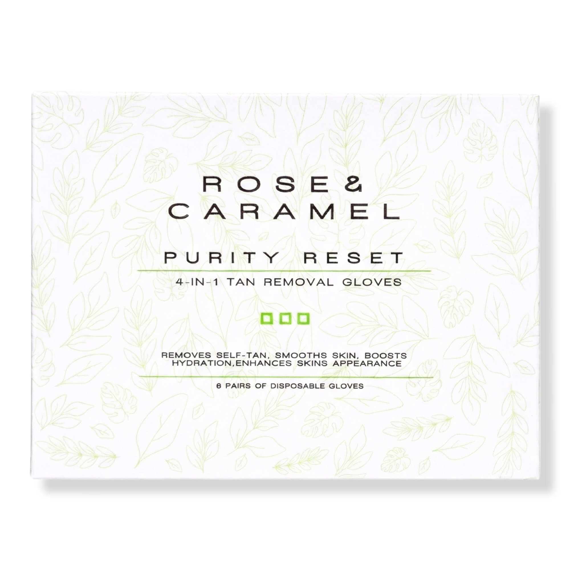Rose and Caramel Purity Reset 4-in-1 Self Tan Removing Gloves #1