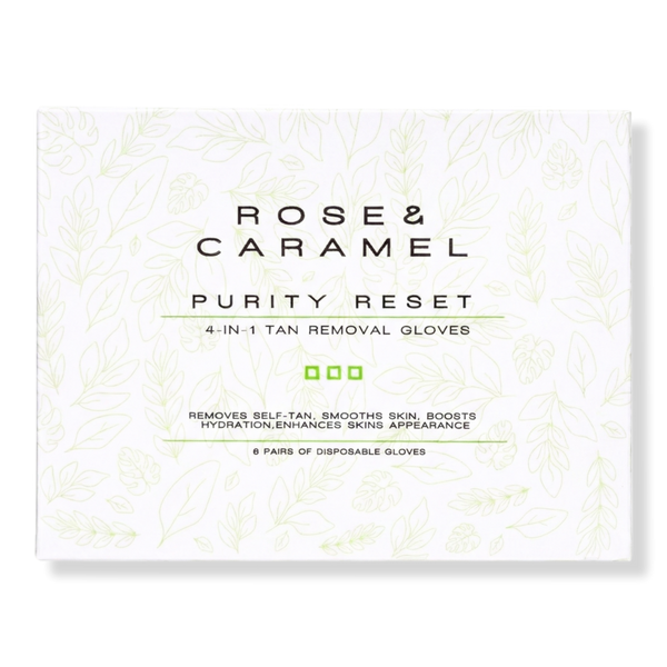 Rose and Caramel Purity Reset 4-in-1 Self Tan Removing Gloves #1