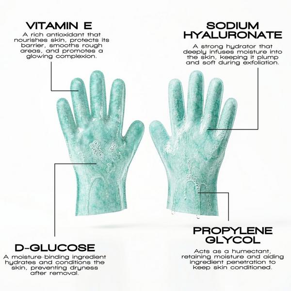 Rose and Caramel Purity Reset 4-in-1 Self Tan Removing Gloves #5
