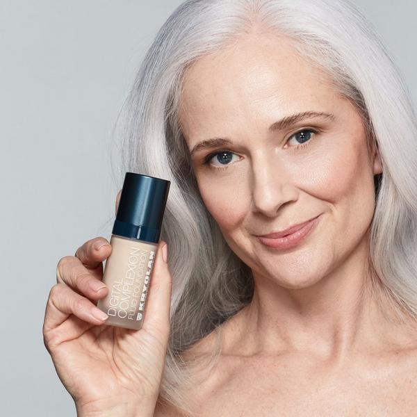 Kryolan Professional Makeup Digital Complexion Fluid Foundation #6