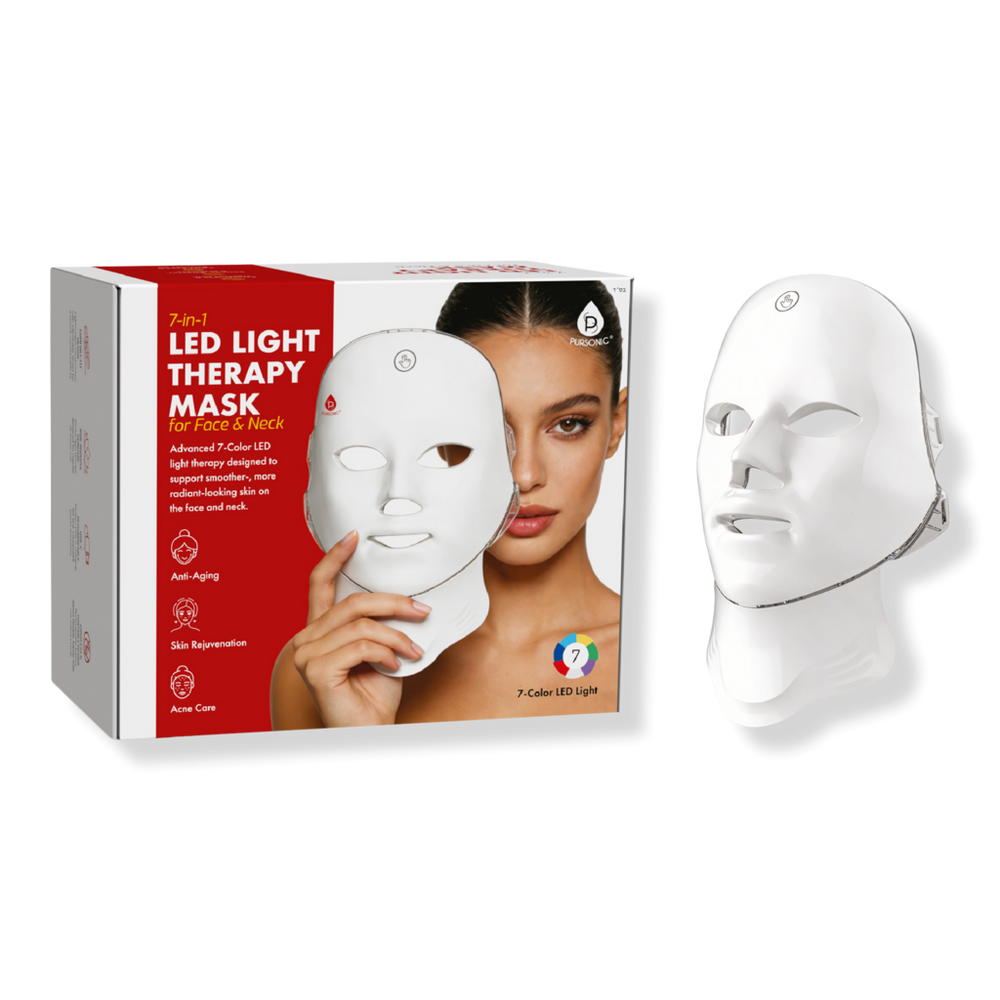 PURSONIC 7-in-1 Led Light Therapy Mask