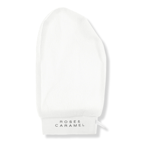Rose and Caramel Exfoliating Body Mitt #1