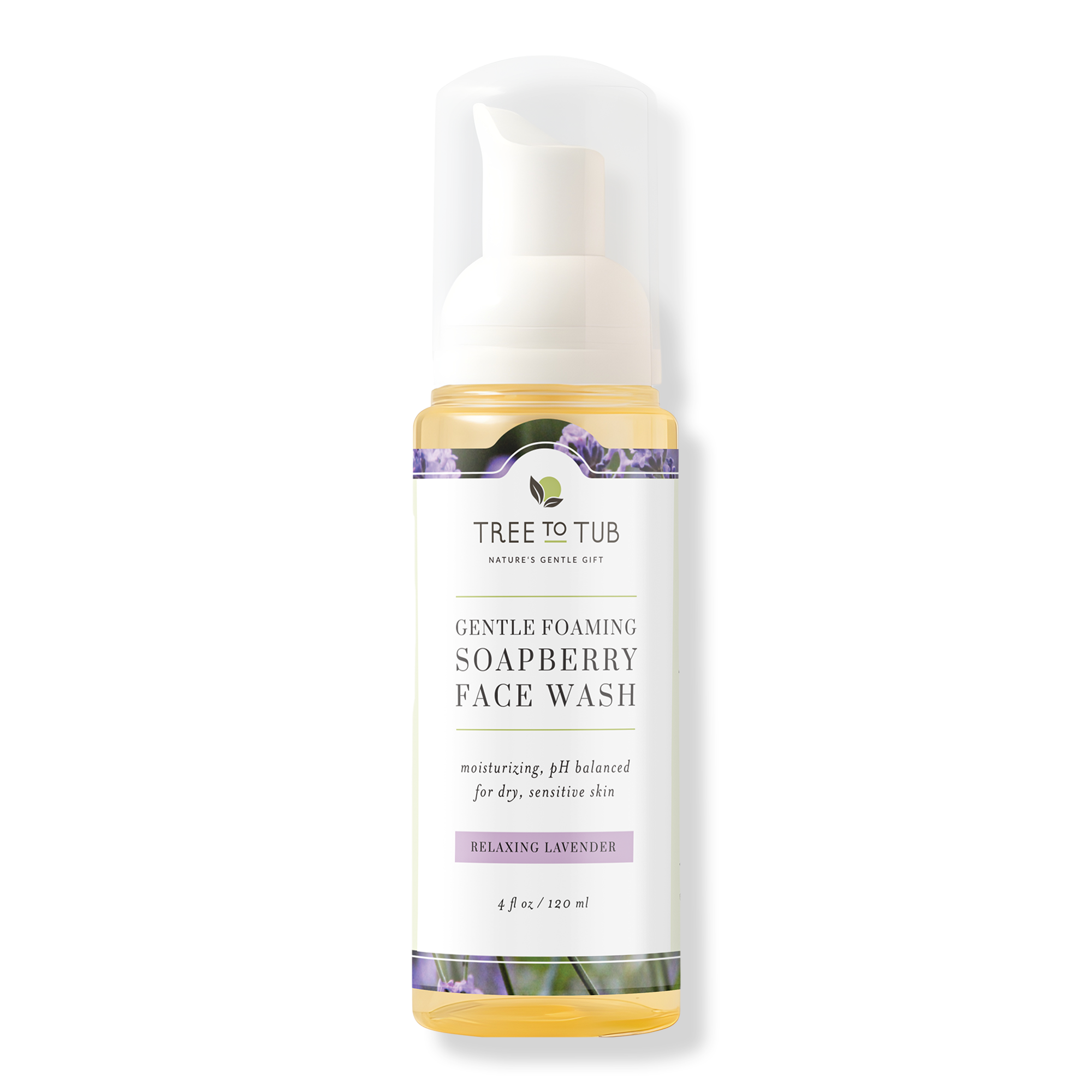 Пенка для умывания Tree To Tub Soapberry, лаванда, для сухой и чувствительной кожи — фото 1