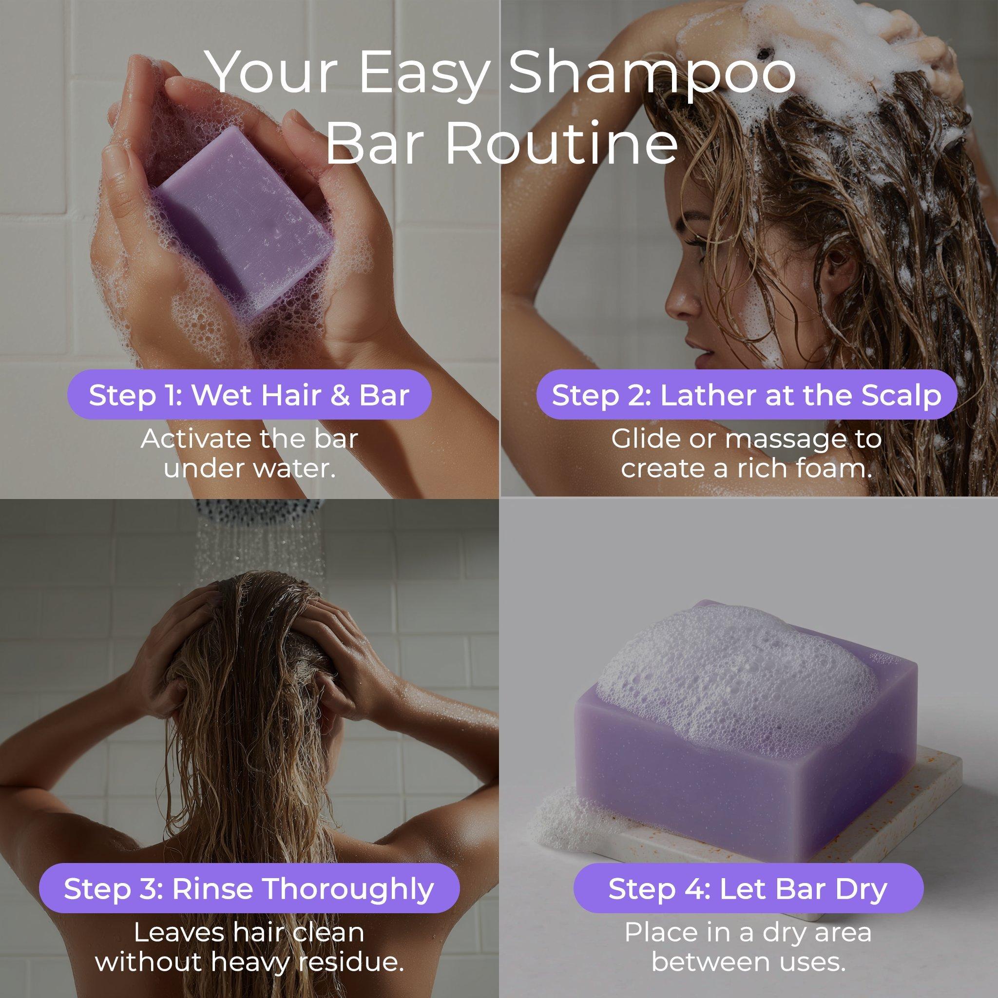 Твёрдый шампунь для густоты волос Tree To Tub с розмарином и рисовой водой — фото 7