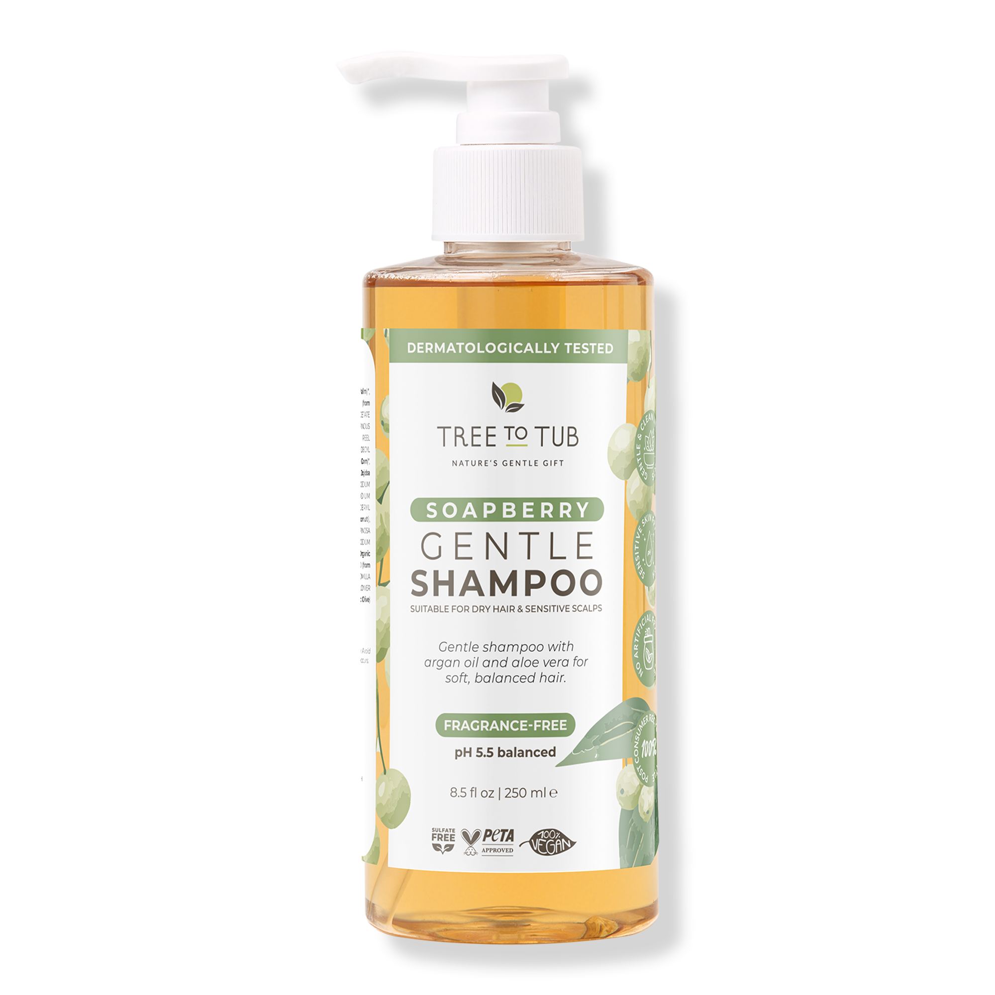 Tree To Tub Fragrance-Free Soapberry Gentle Shampoo #1