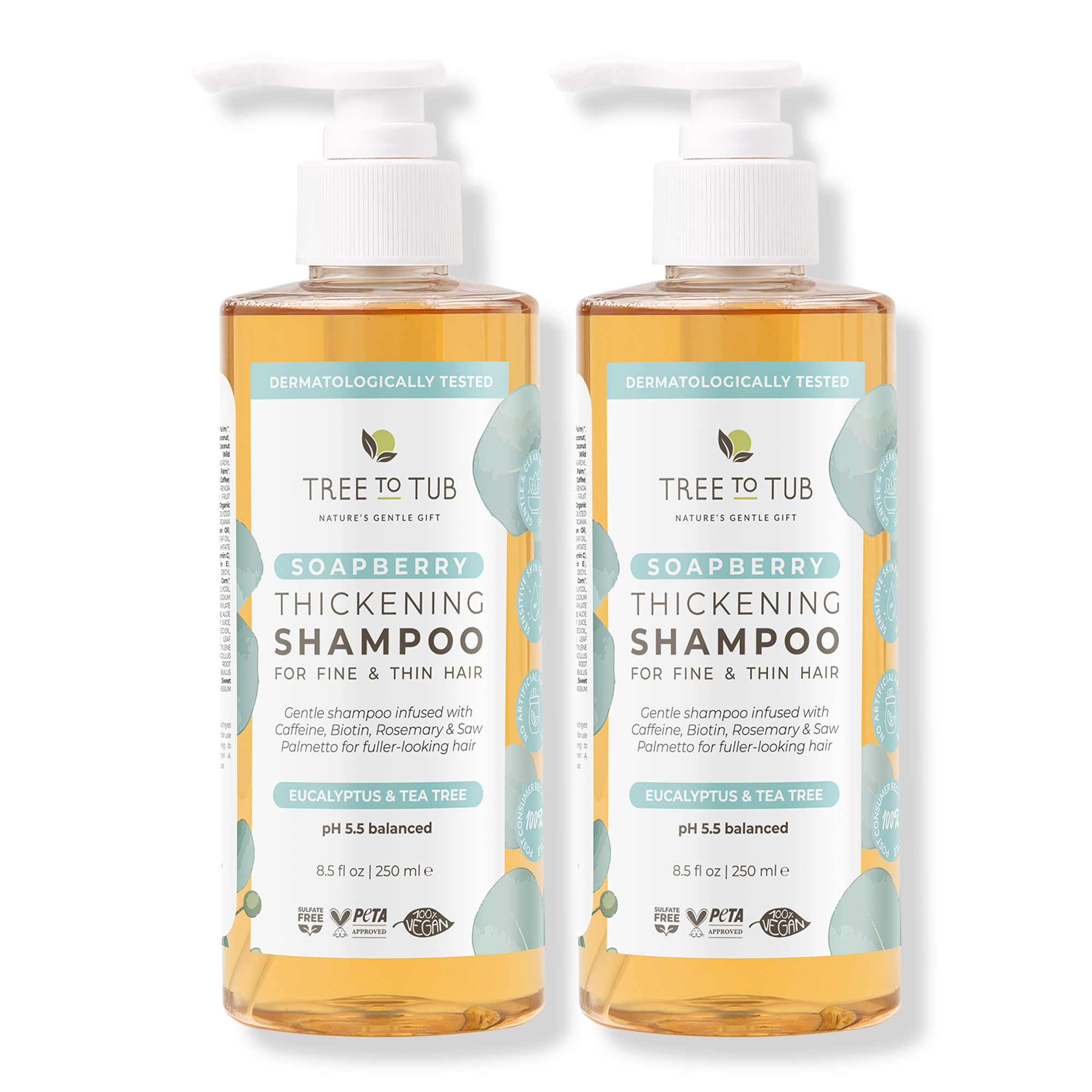 Tree To Tub Soapberry Thickening Shampoo for Fine & Thin Hair #1