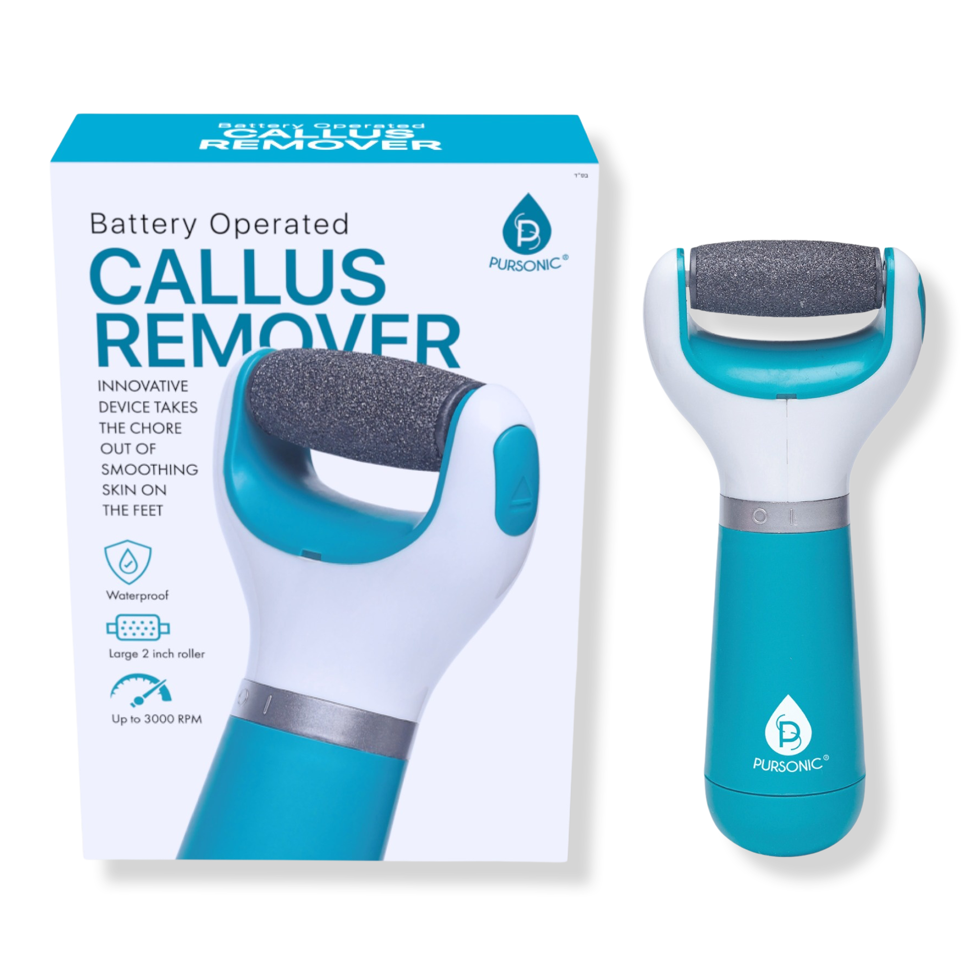 PURSONIC Battery-Operated Callus Remover #1
