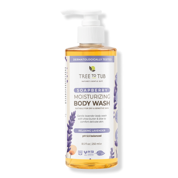 Tree To Tub Soapberry Moisturizing Body Wash in Relaxing Lavender for Dry & Sensitive Skin #1