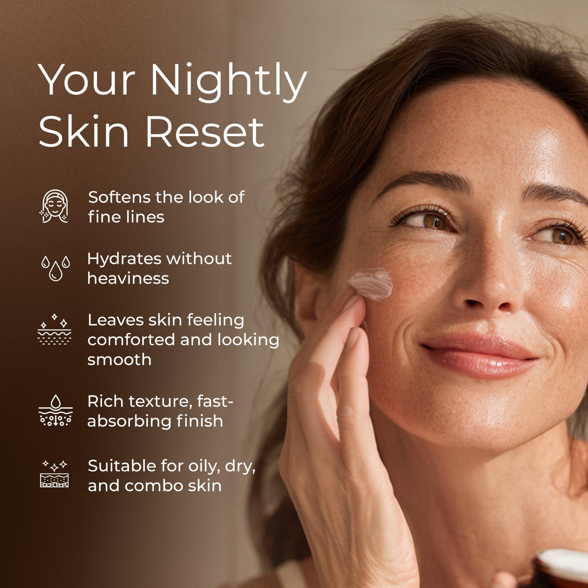 Tree To Tub Ginseng & Green Tea Retinol Night Cream for Sensitive Skin — фото 3