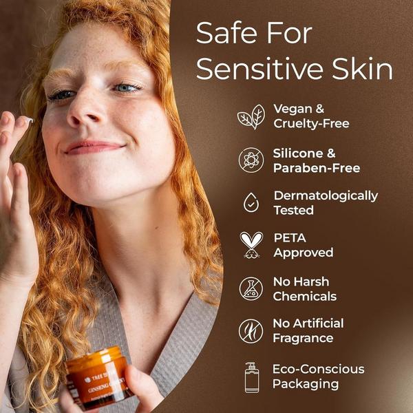 Tree To Tub Ginseng & Green Tea Retinol Night Cream for Sensitive Skin #8