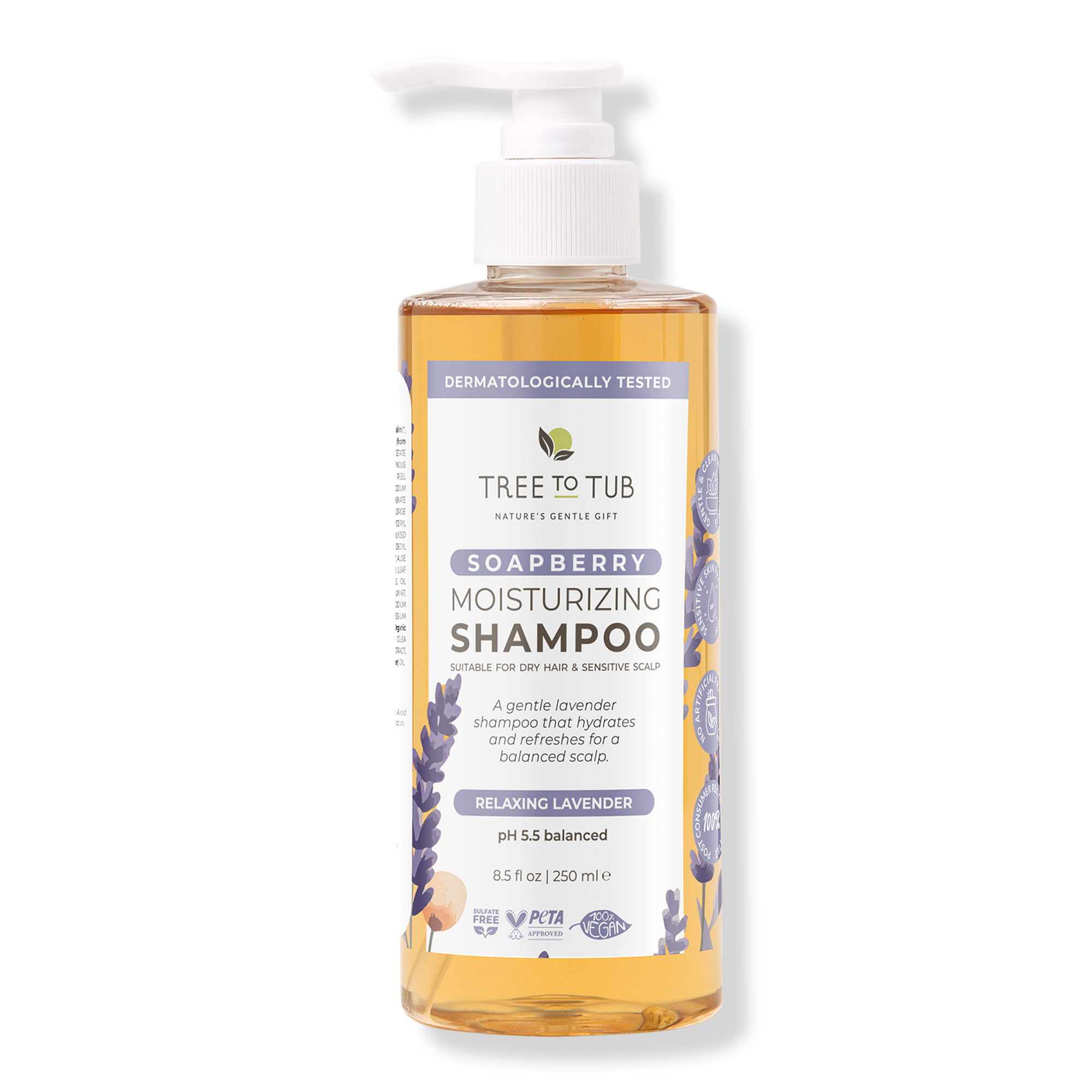 Tree To Tub Soapberry Moisturizing Shampoo for Dry Hair & Sensitive Scalp #1