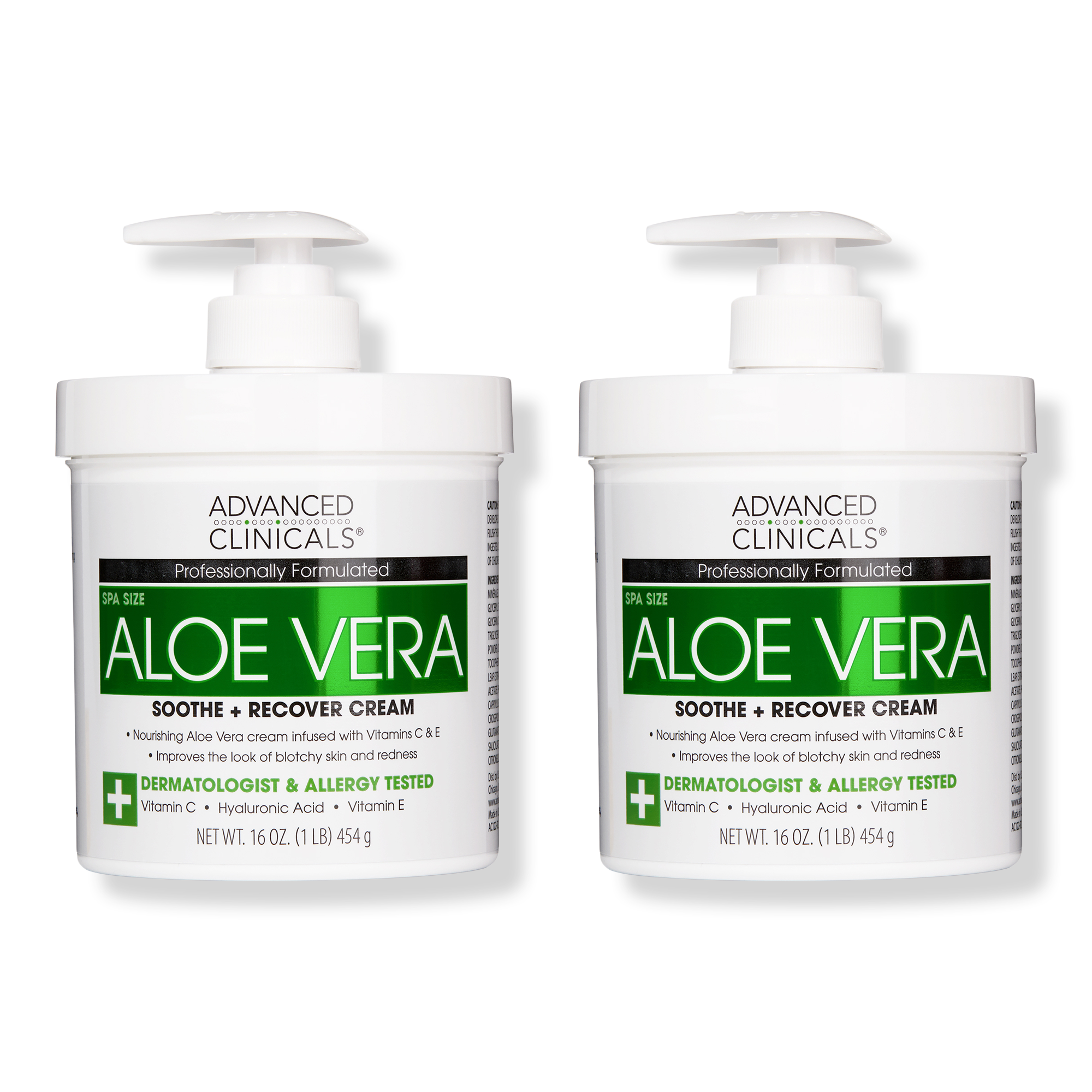 Advanced Clinicals Aloe Vera Soothe + Recover Cream #1