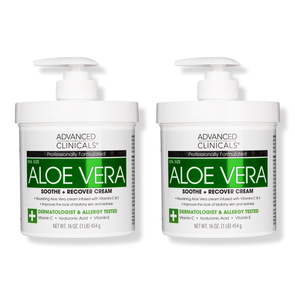 Advanced Clinicals Aloe Vera Soothe + Recover Cream #1