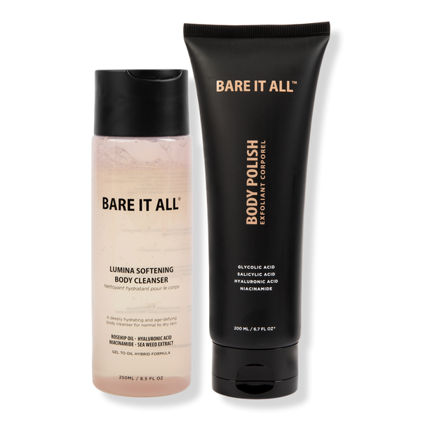 Bare It All Body Polish & Lumina Softening Cleanser Duo #1