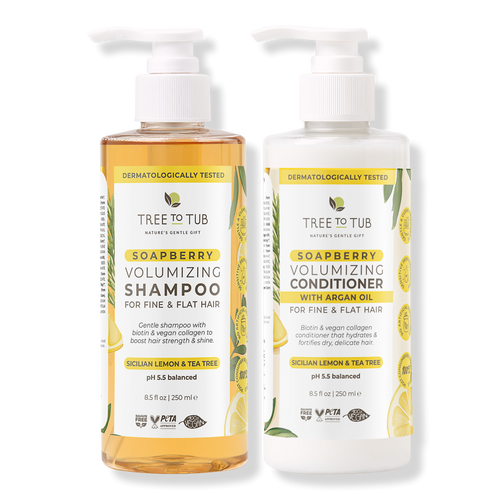 Tree To Tub - Soapberry Volumizing Shampoo & Conditioner Bundle
