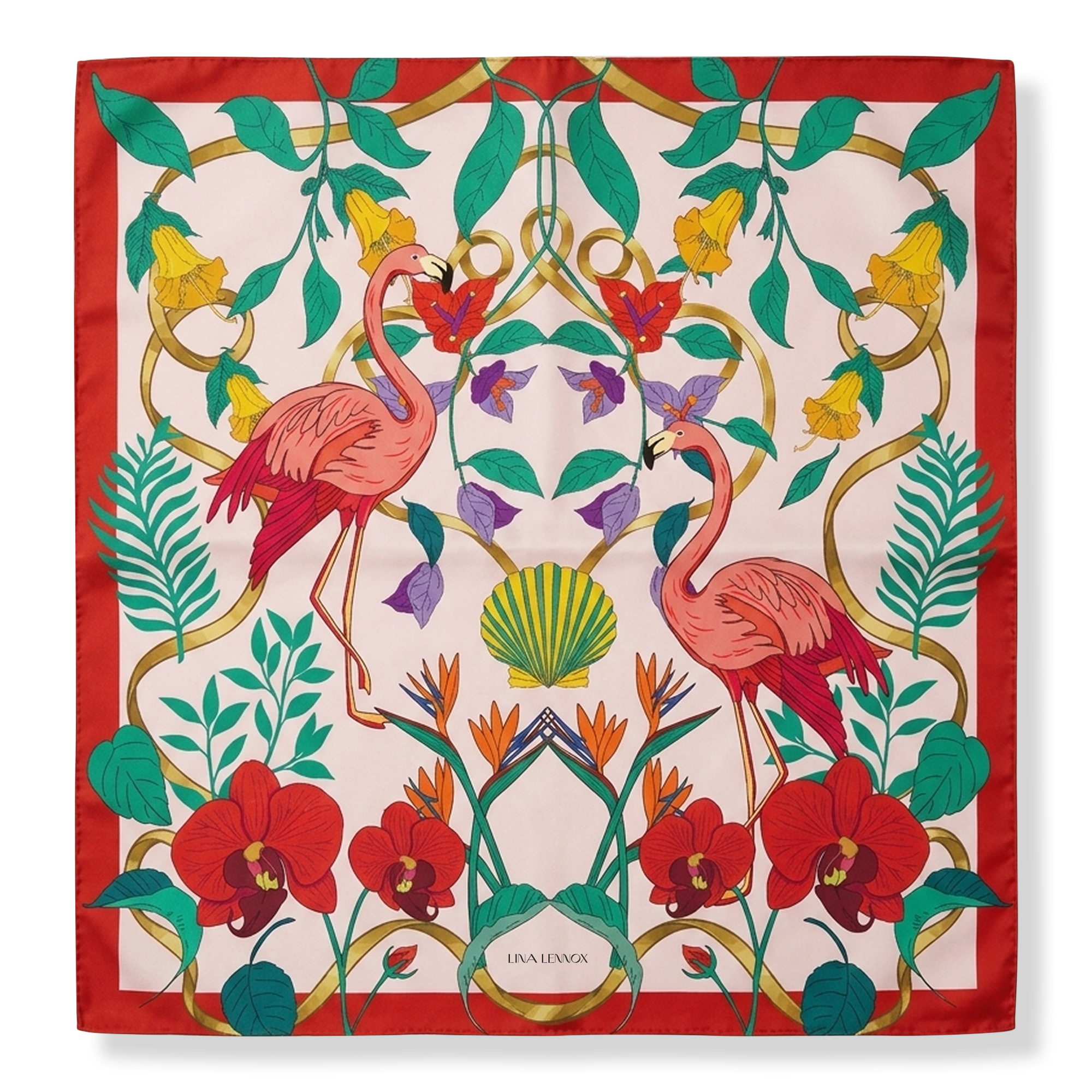 LINA LENNOX Organic Silk Scarf #1