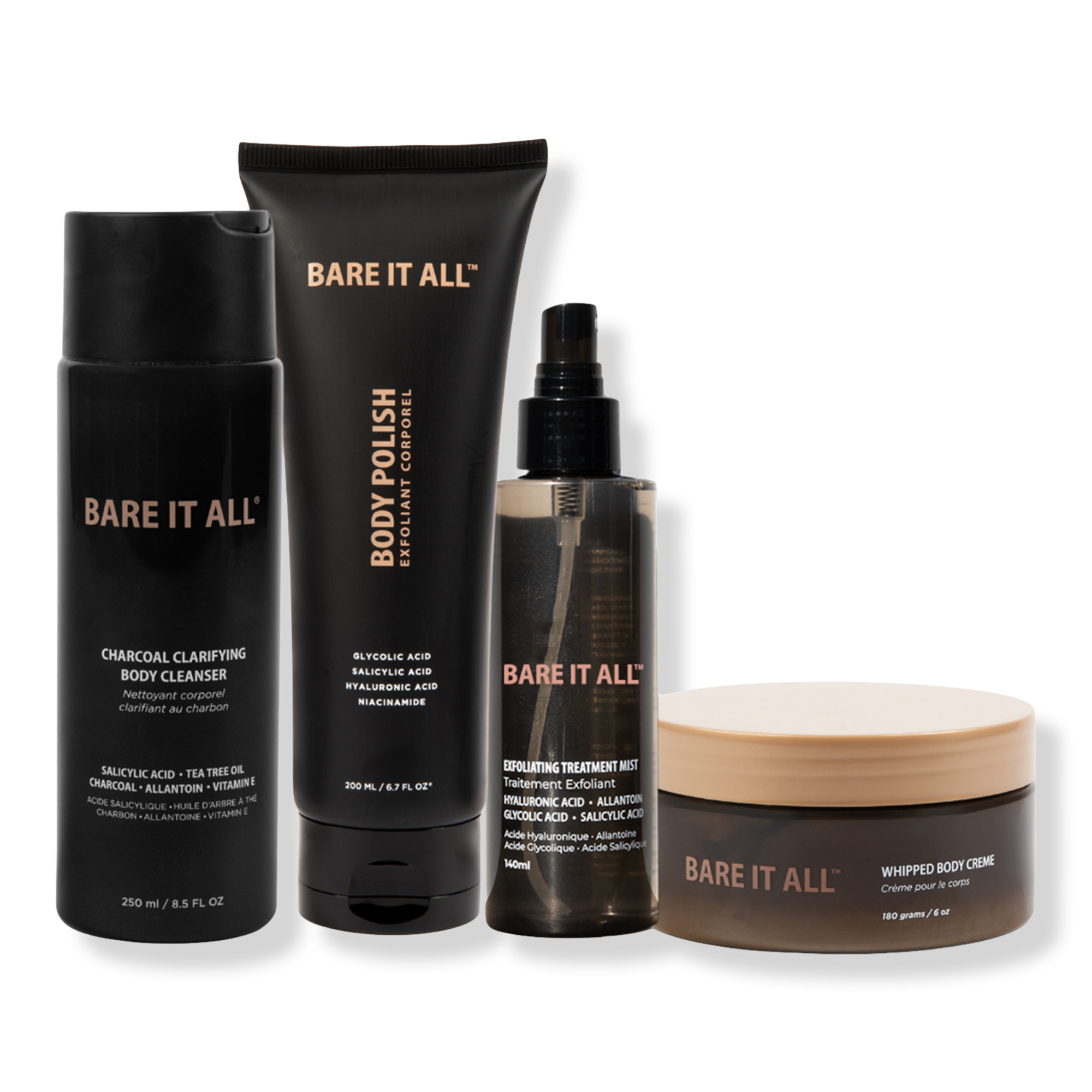 Bare It All 4 Step Method Clarifying Body Care Kit #1