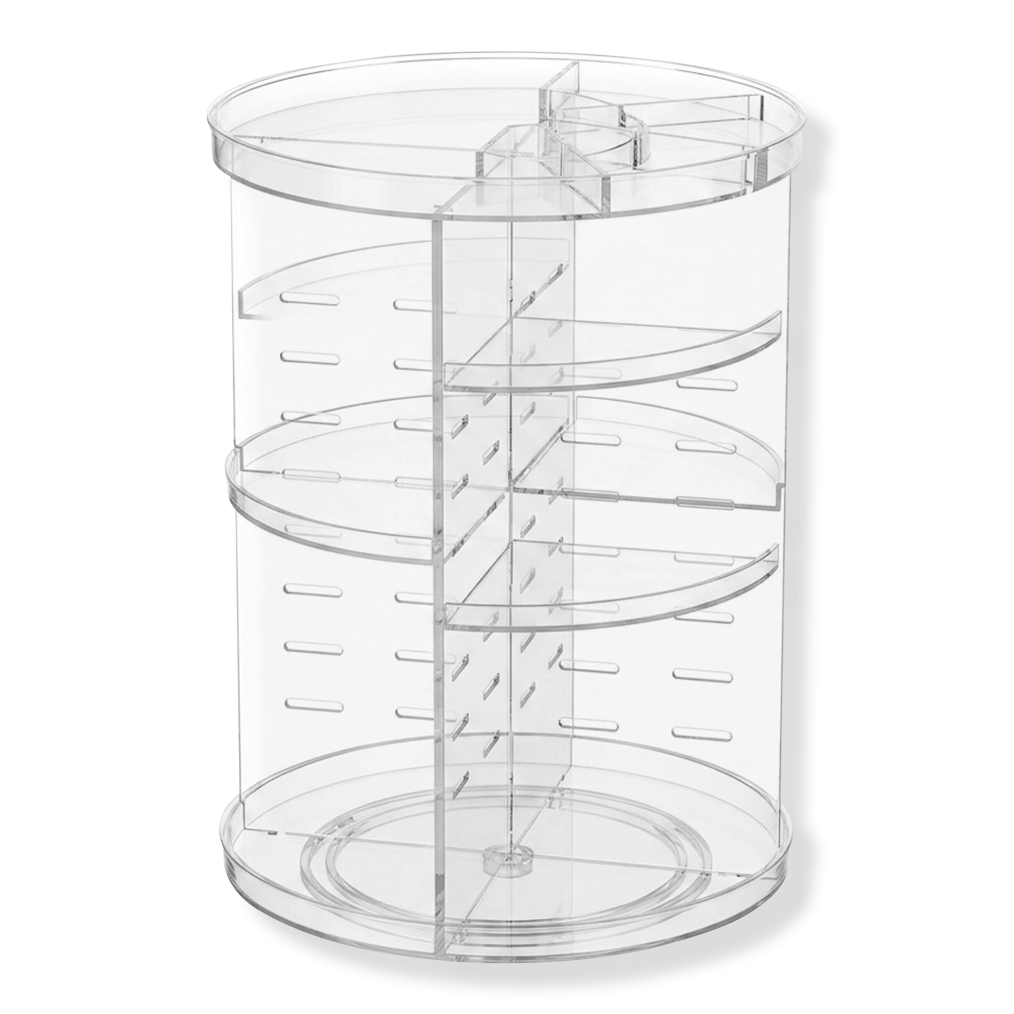 Positive Vibes Rotating Makeup Organizer For Vanity #1