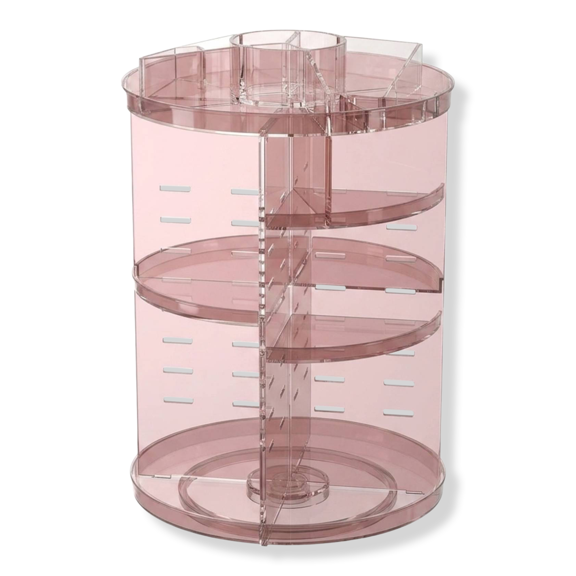 Positive Vibes Rotating Makeup Organizer For Vanity #1