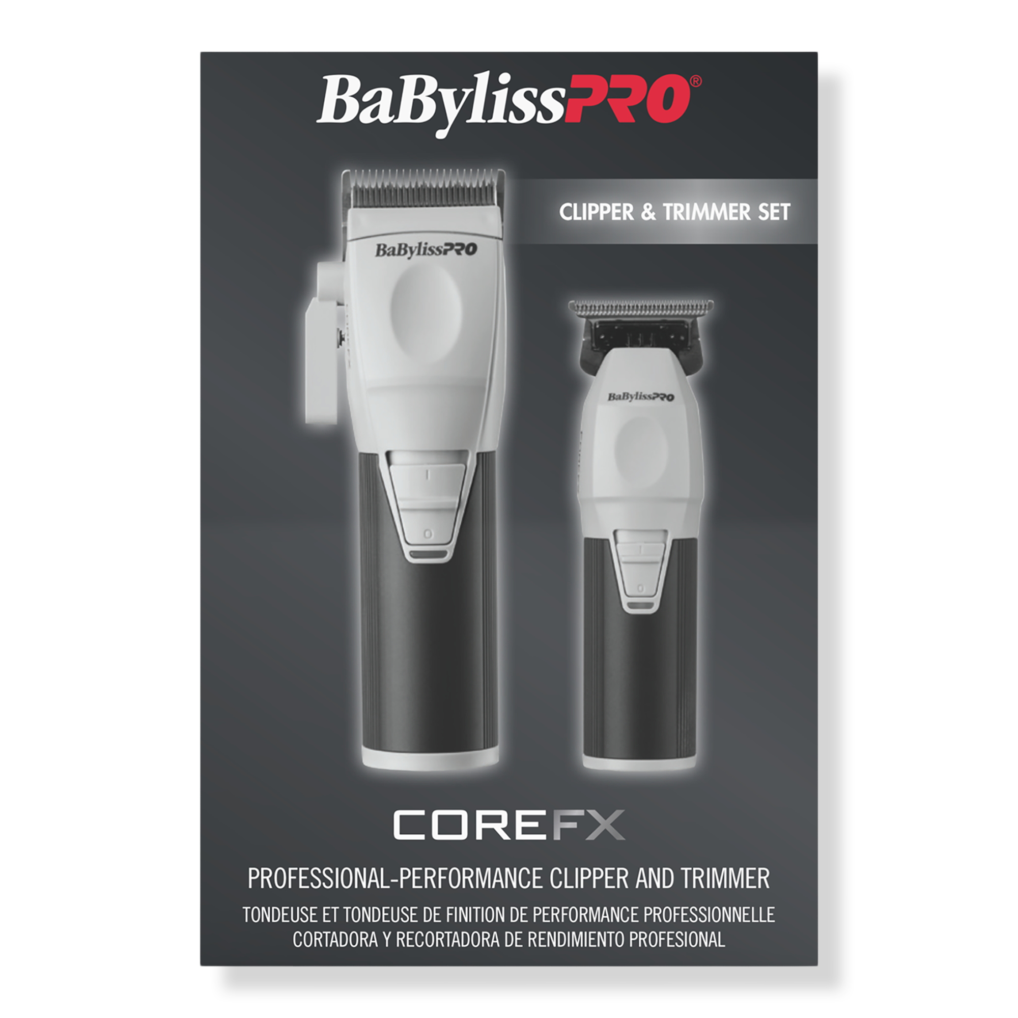 Набор: машинка для стрижки и триммер BaBylissPRO Barberology Corefx — фото 1