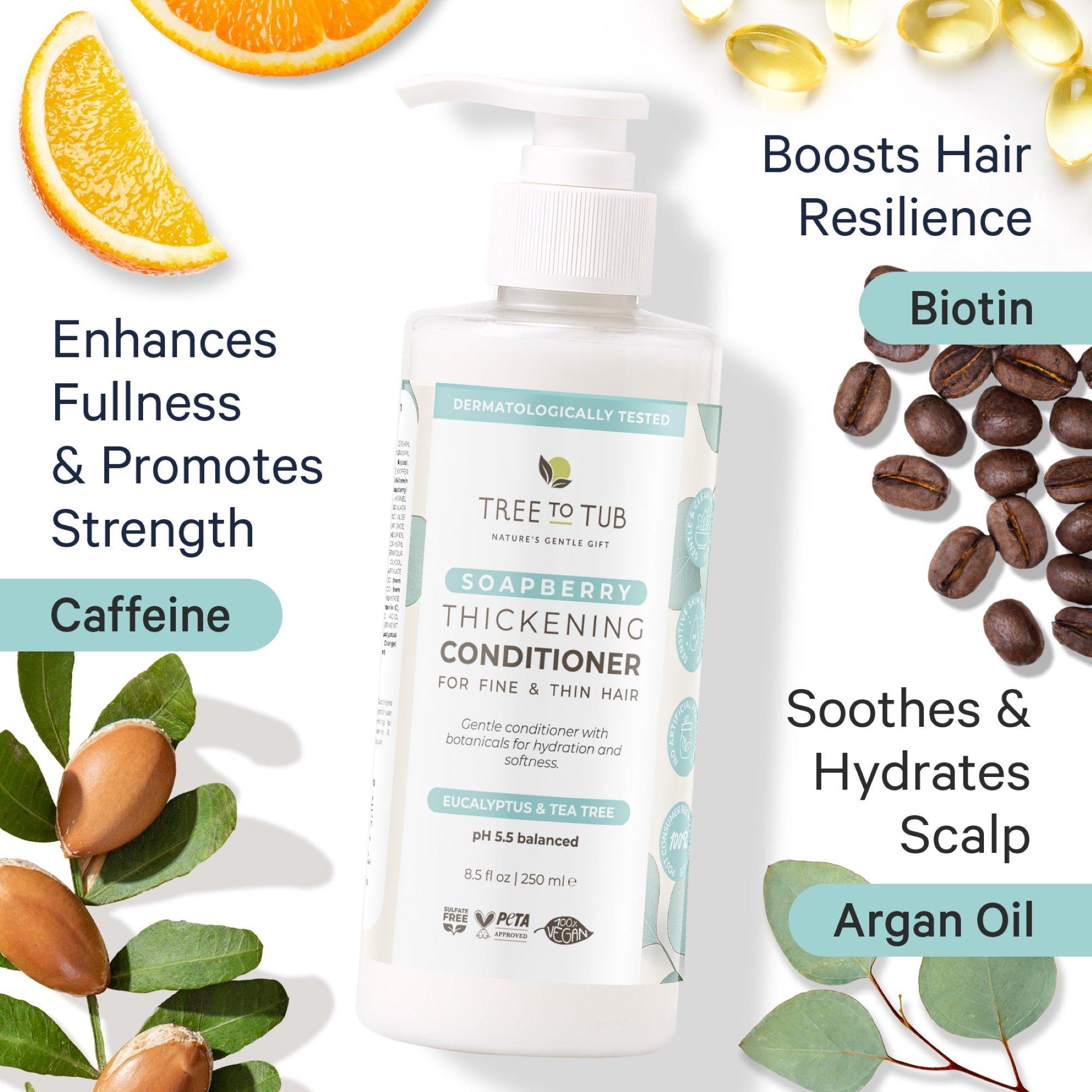 Кондиционер для тонких волос Tree To Tub Soapberry для густоты — фото 4