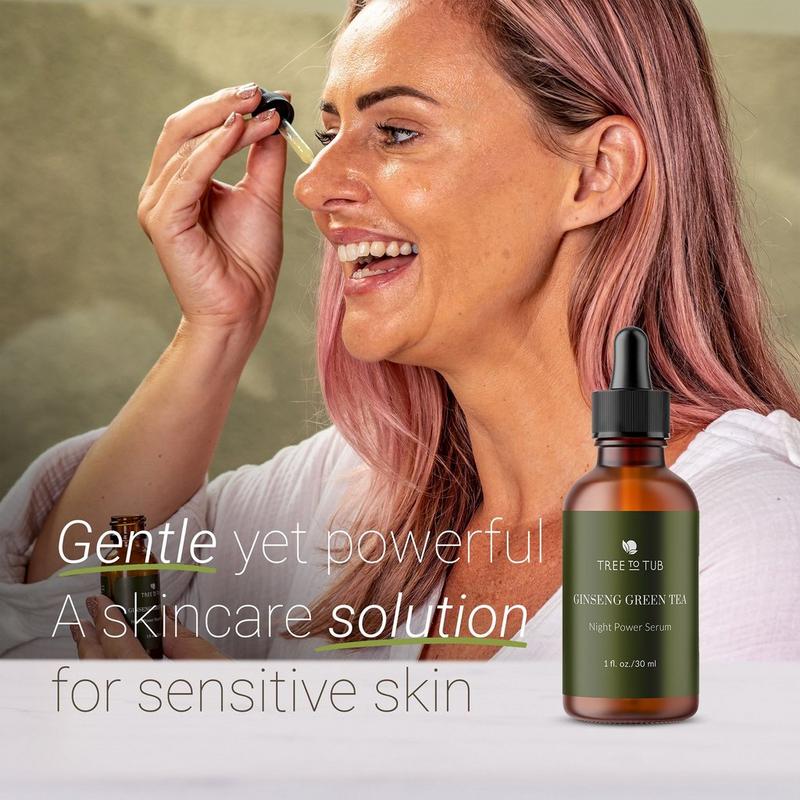 Tree To Tub - Ginseng & Green Tea 3-in-1 Anti-Aging Retinol Serum