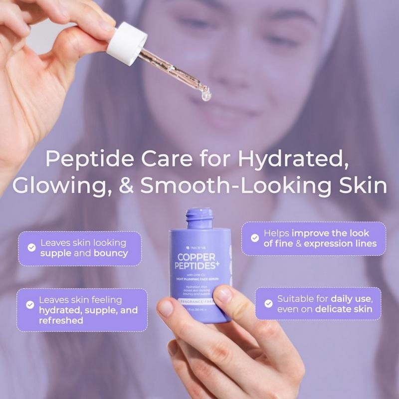Tree To Tub - Copper Peptides+ with GHK-Cu Night Plumping Face Serum