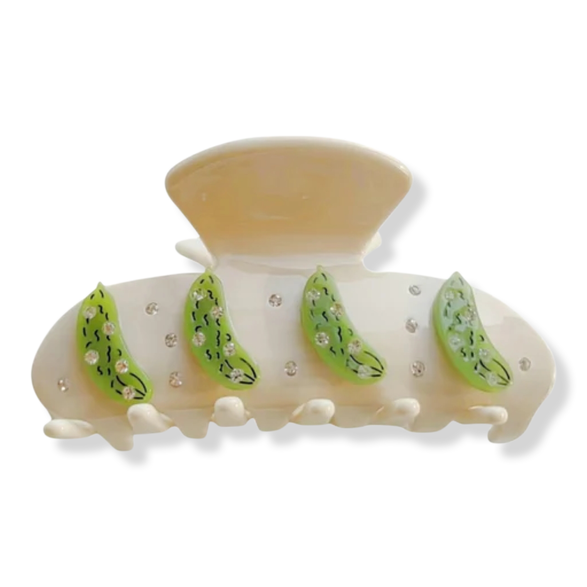 RPZL Italian Acetate Sweetheart Claw Clip #1