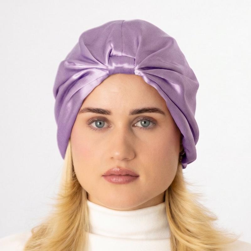 LINA LENNOX - Lilac Organic Silk Double-Lined Hair Bonnet | Ulta
