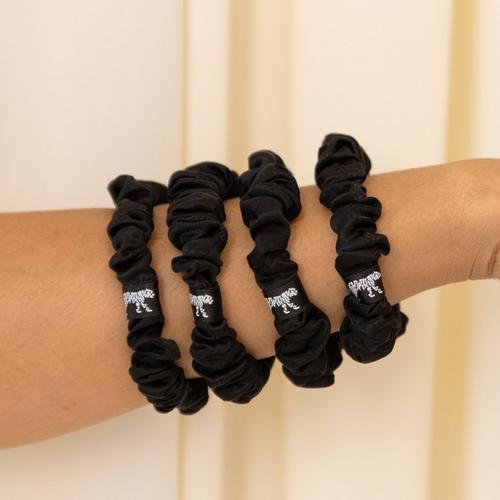 LINA LENNOX - Onyx Black Organic Silk Scrunchie Set | Ulta Beauty