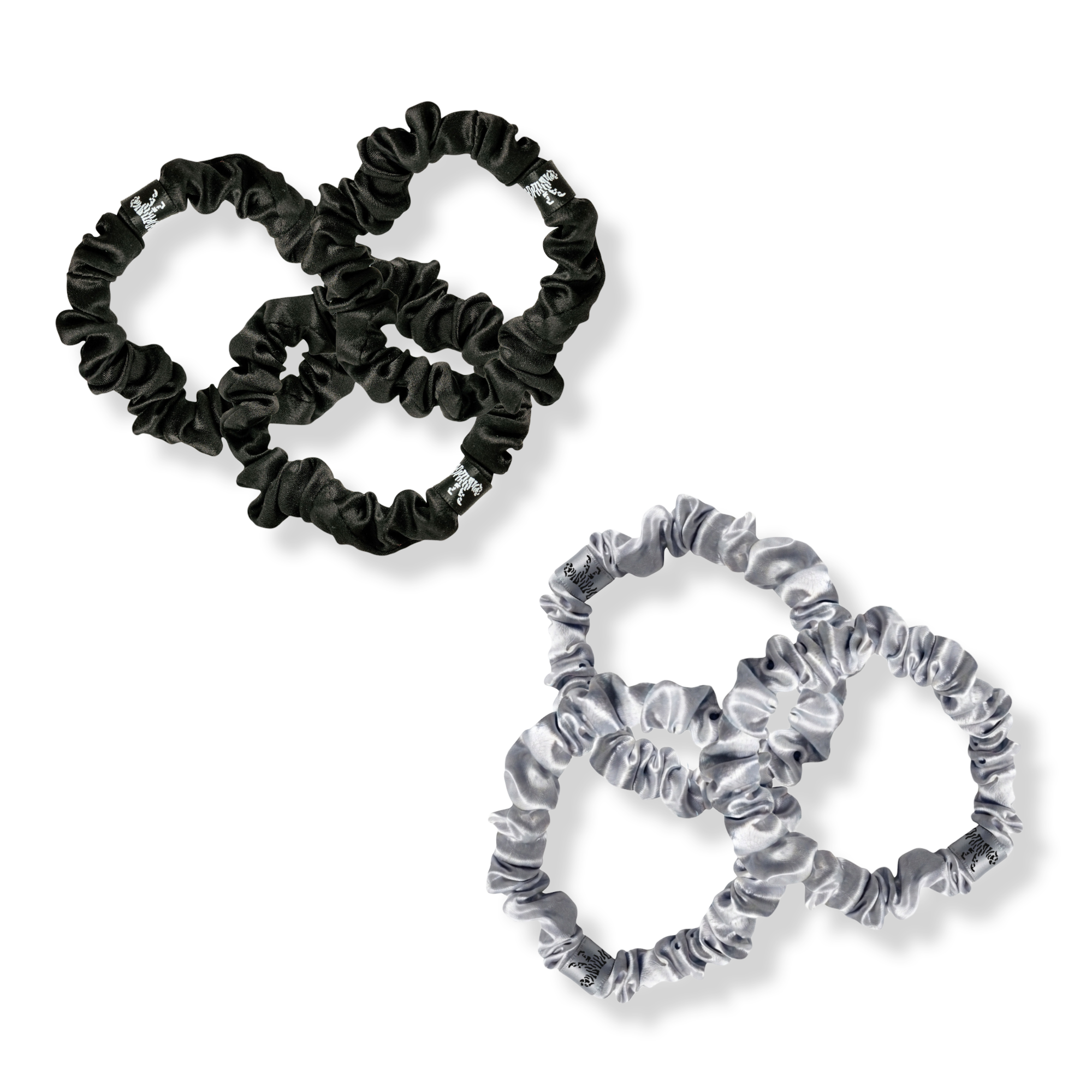 LINA LENNOX Organic Silk Small Scrunchie Set #1