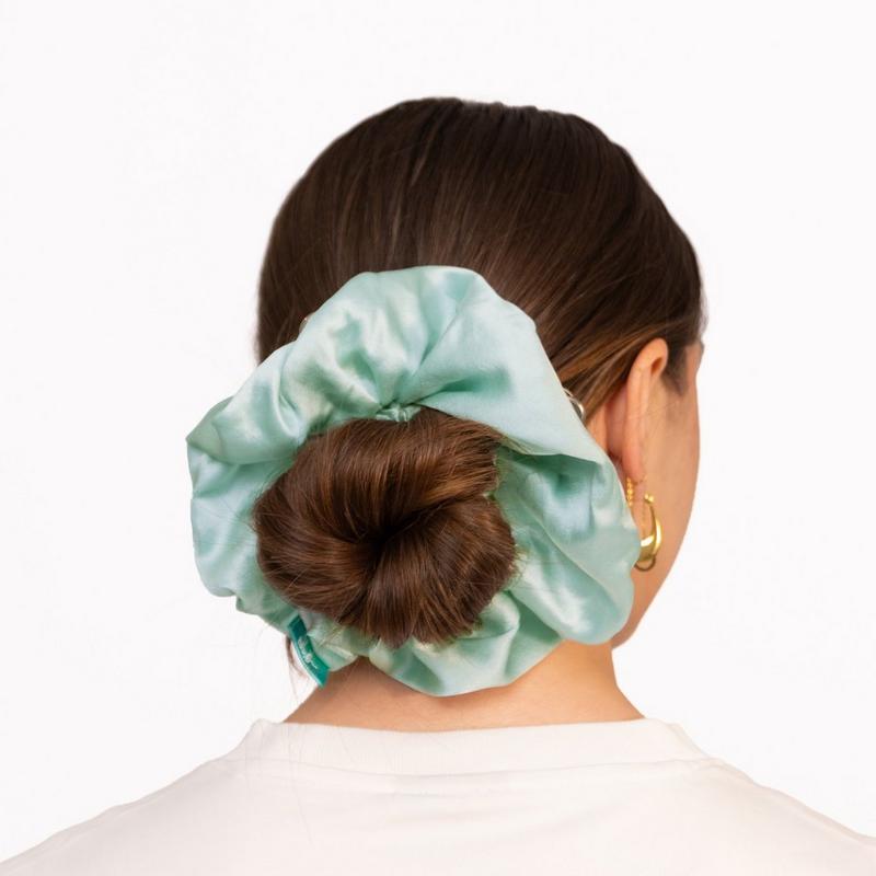 LINA LENNOX - Mint Green Organic Silk Oversized Scrunchie | Ulta