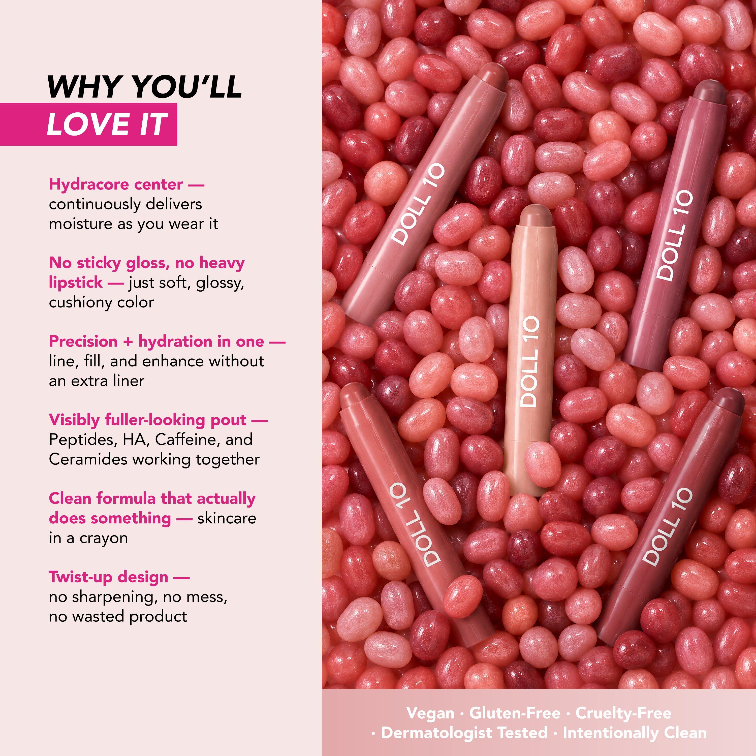 Doll 10 Candy Crush Peptide Pop Hydracore Lip Crayon Collection — фото 6