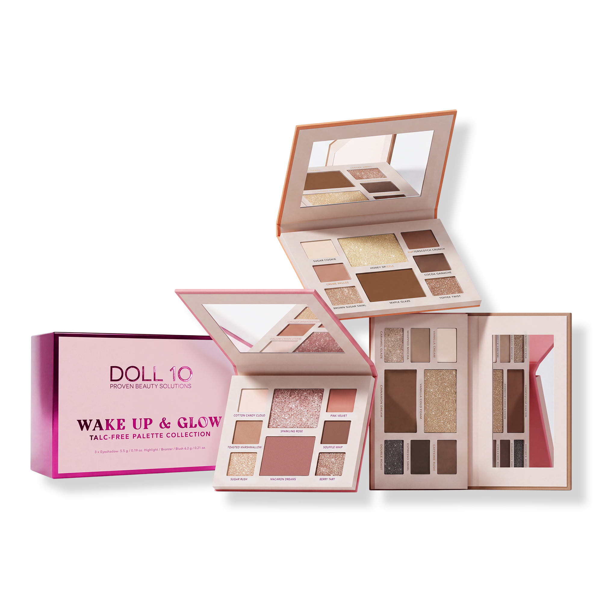 Doll 10 Wake up and Glow Talc-Free Palette Collection — фото 1