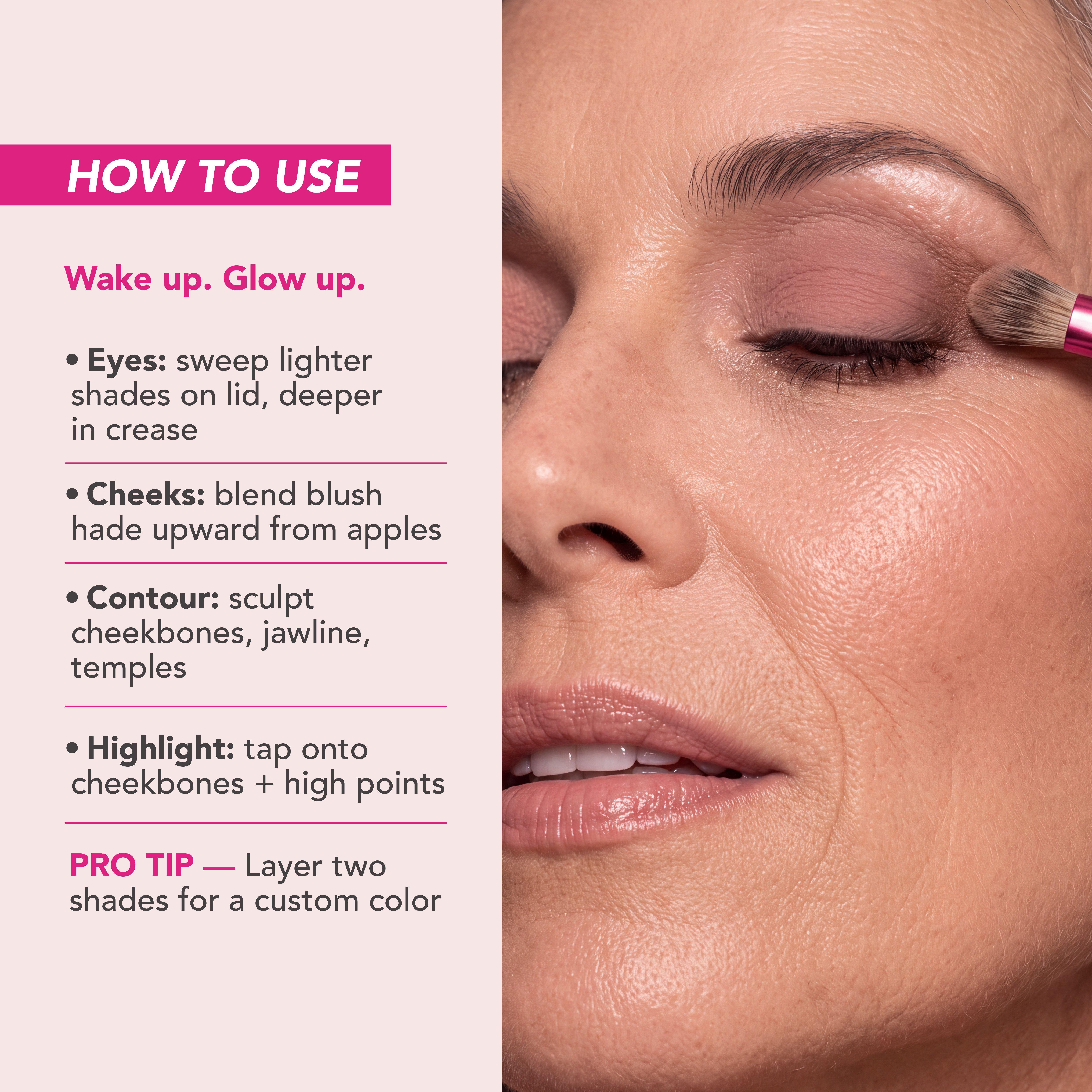 Doll 10 Wake up and Glow Talc-Free Palette Collection — фото 6