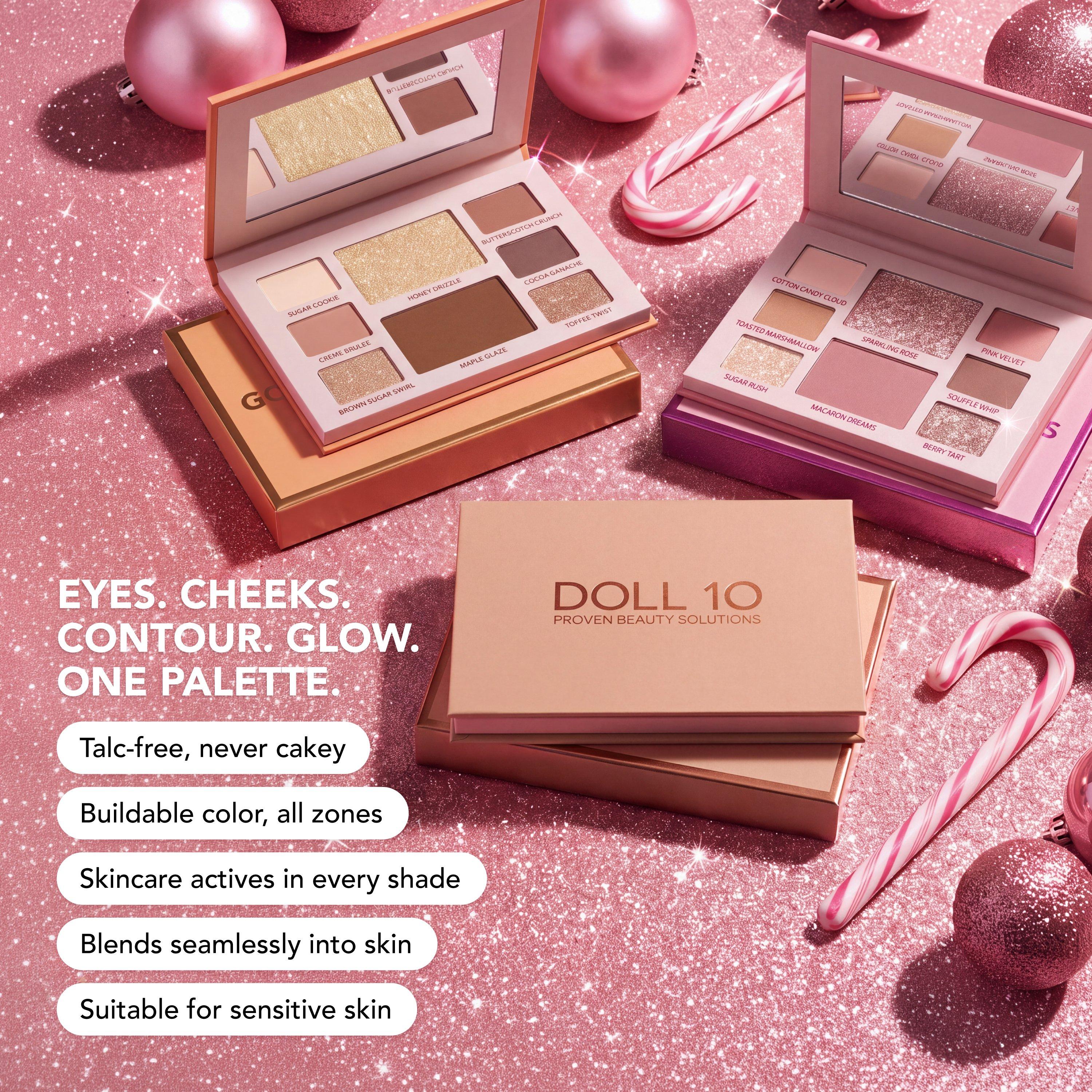 Doll 10 Wake up and Glow Talc-Free Palette Collection — фото 7