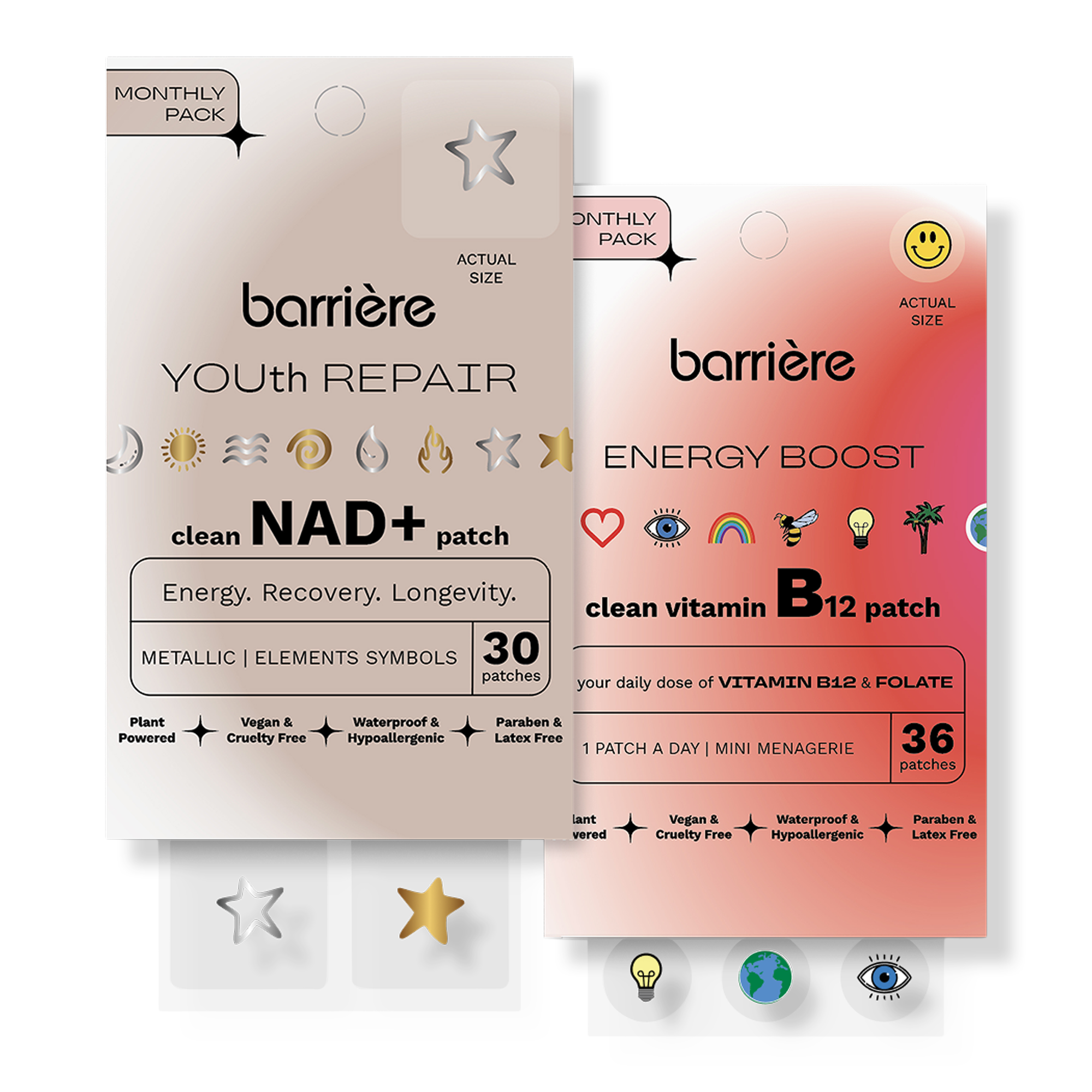Barrière The Energy Stack 2-Pack Bundle: NAD+ and B12 #1