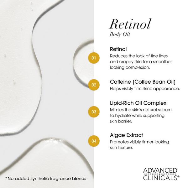 Advanced Clinicals Retinol Firming Body Oil #4