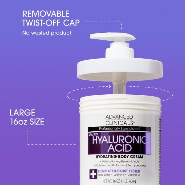 Advanced Clinicals Hyaluronic Acid Hydrating Body Cream #7