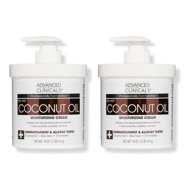 Advanced Clinicals Coconut Oil Moisturizing Dry Skin Body Cream #1
