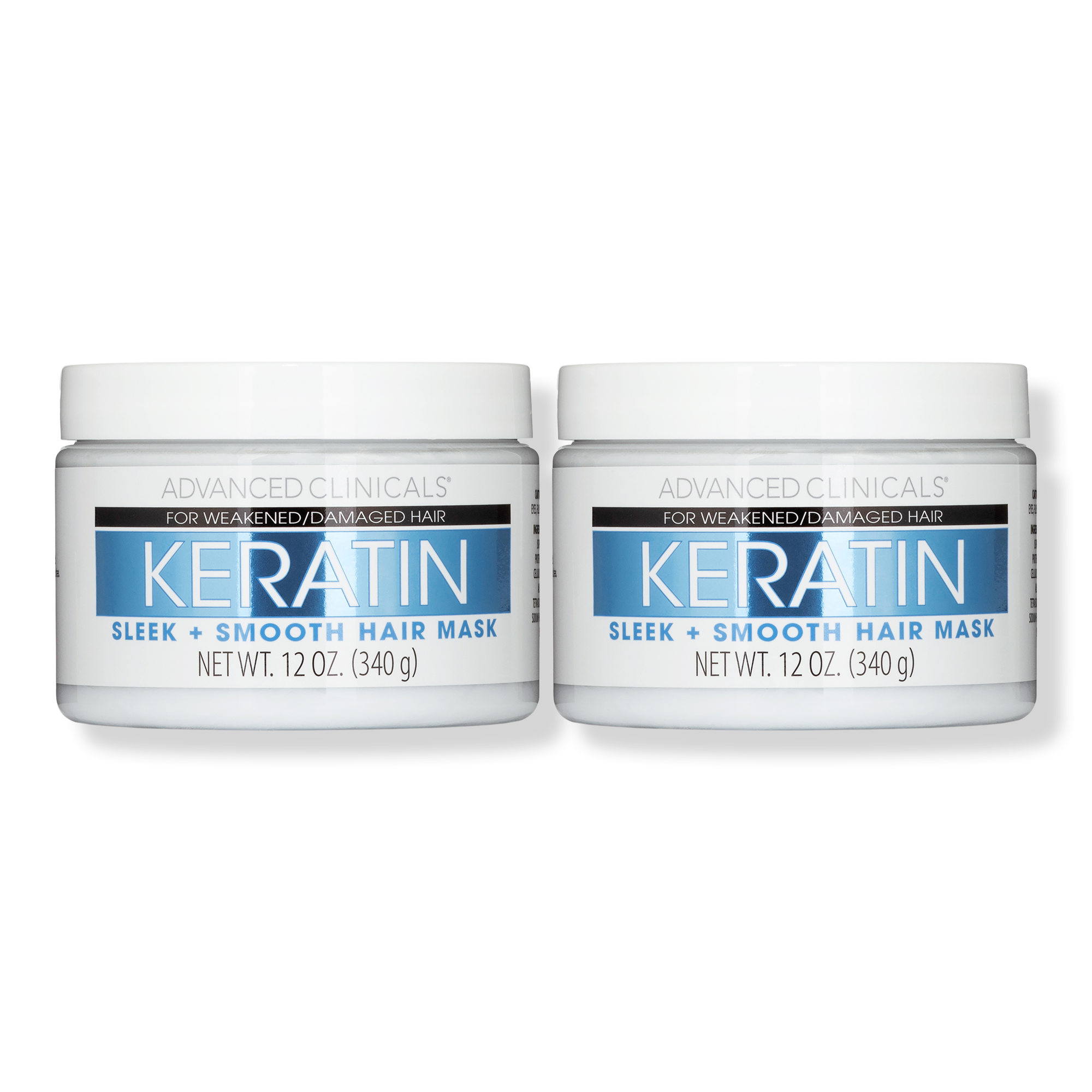 Advanced Clinicals Sleek + Smooth Keratin Hair Mask #1