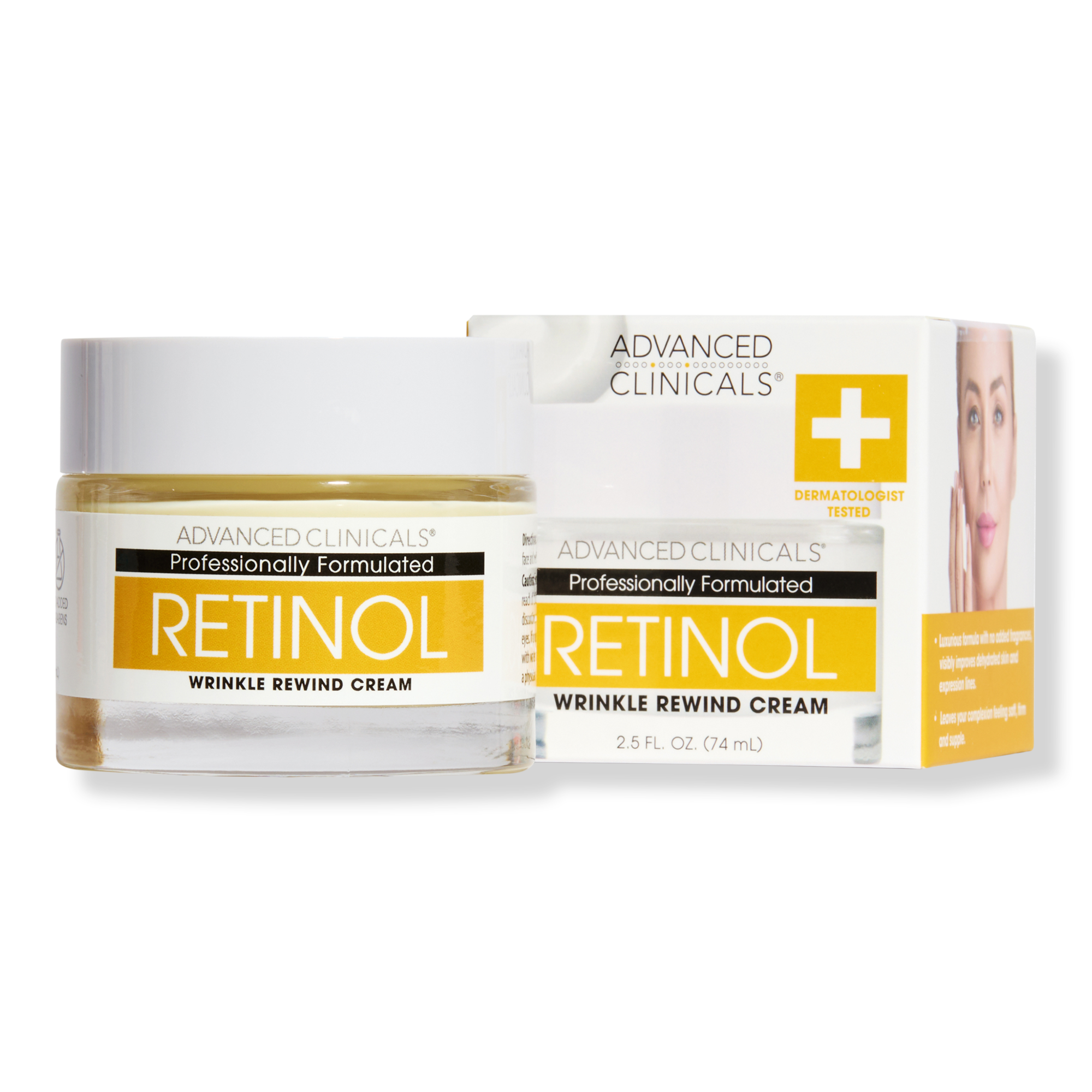 Крем для лица против морщин Advanced Clinicals Retinol Wrinkle Rewind — фото 1