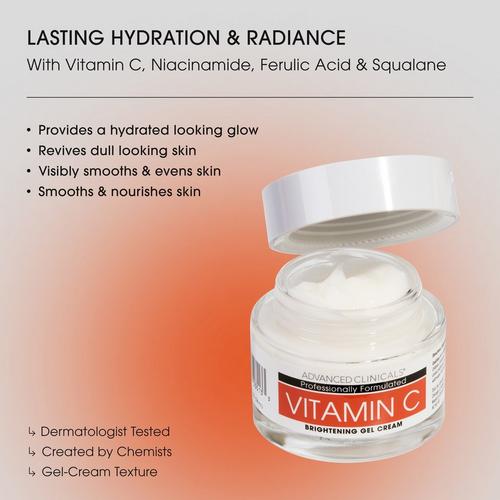 Advanced Clinicals - Vitamin C Brightening Face Gel Cream | Ulta