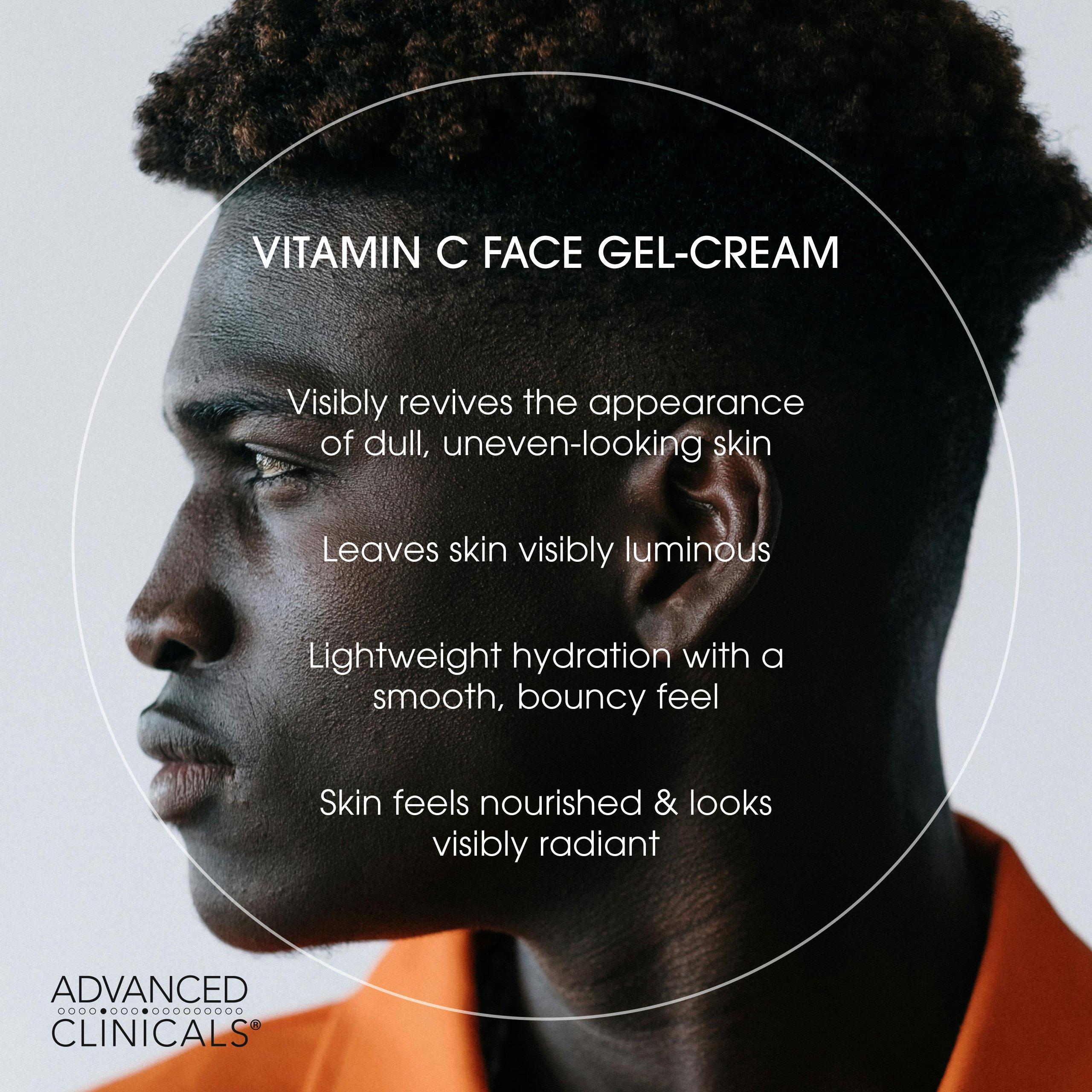 Advanced Clinicals Vitamin C Brightening Face Gel Cream — фото 3